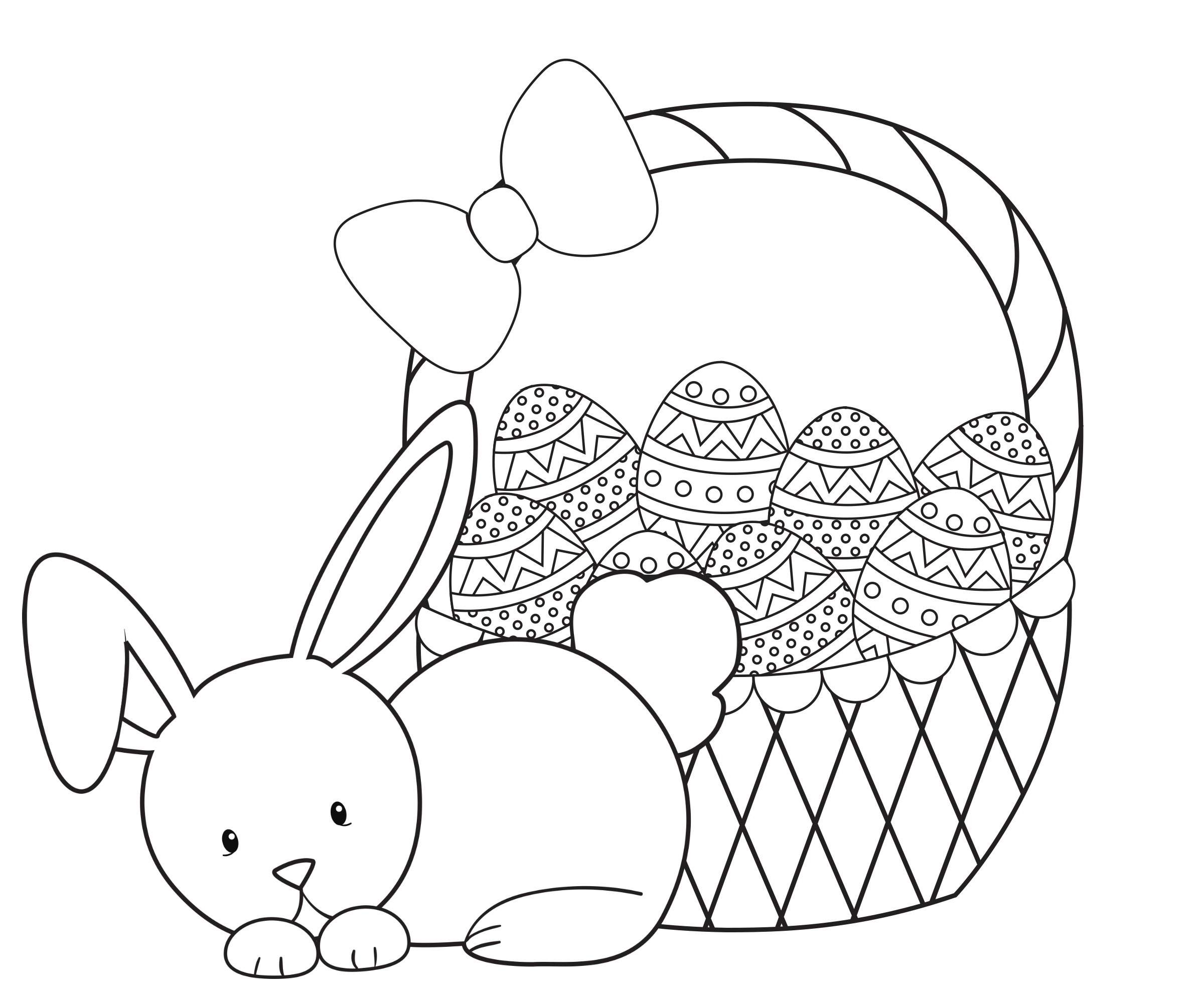 Easter coloring pages for kids