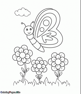 Spring coloring pages