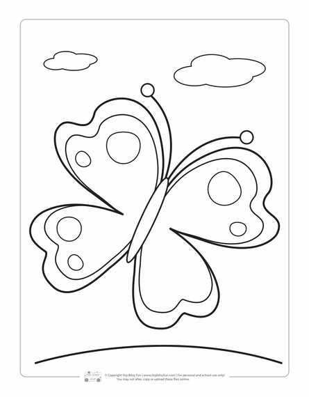 Spring coloring pages for kids