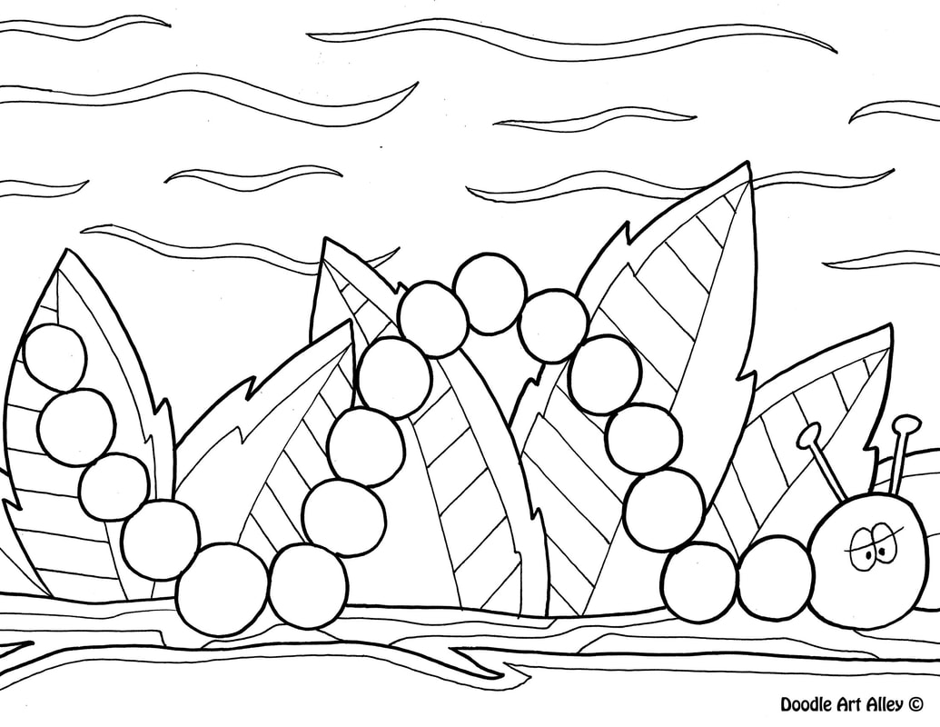 Spring coloring pages