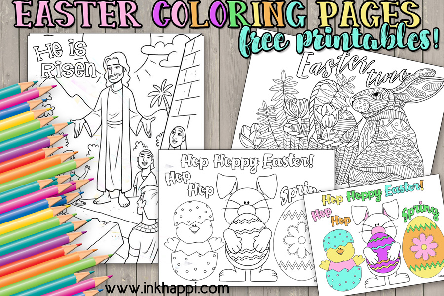 Easter coloring pages free printables