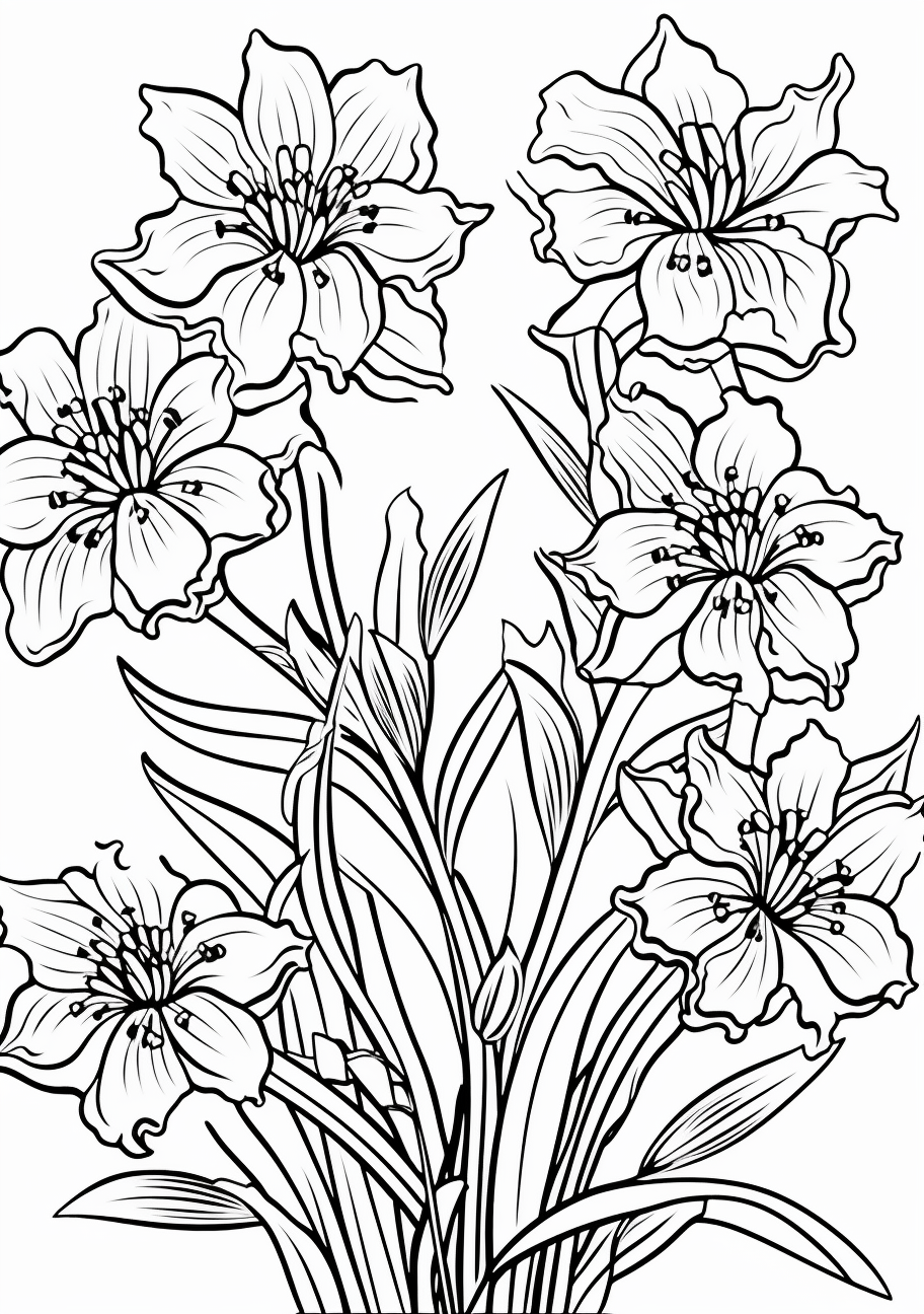 Coloring s of flowers printable floral designs coloring