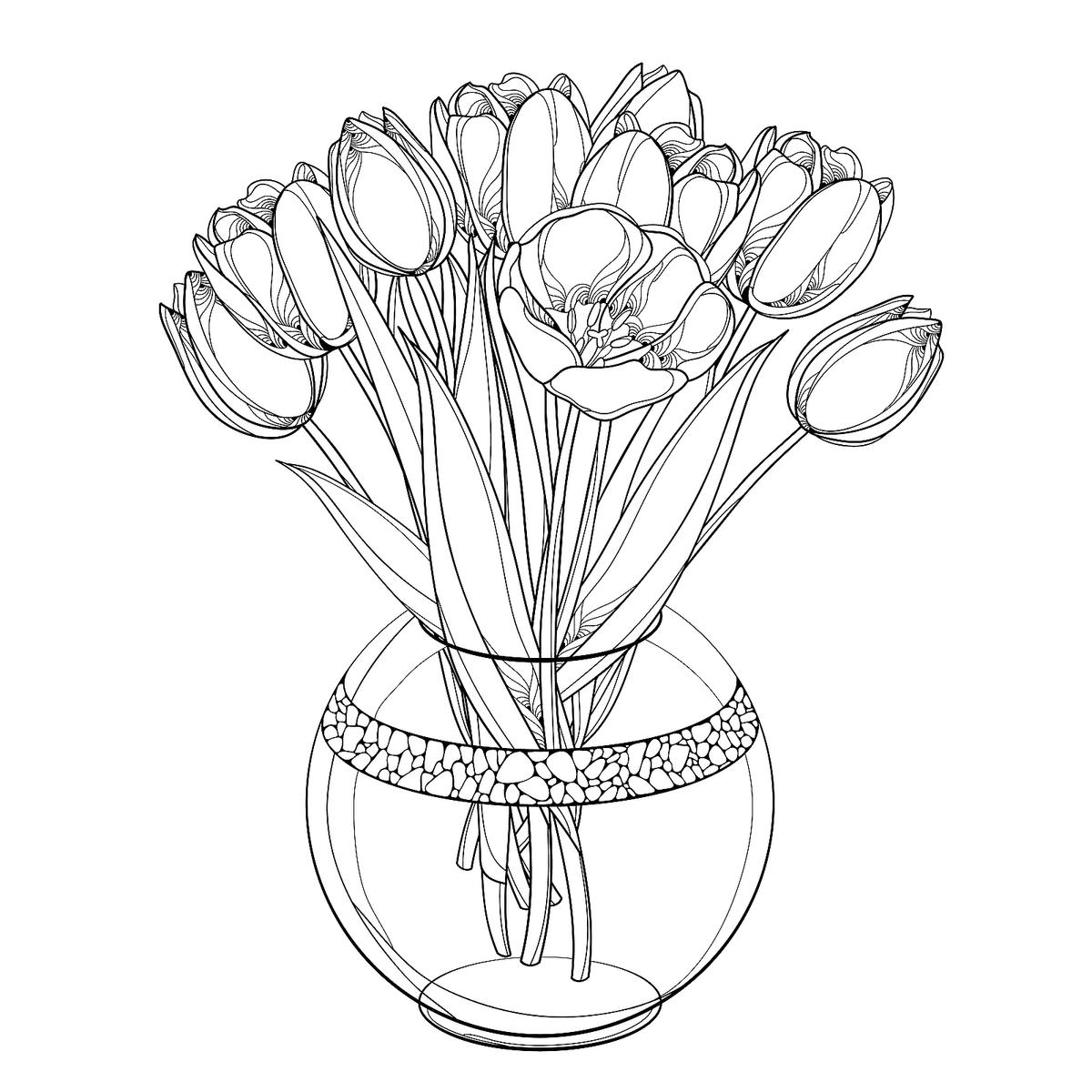 Spring flowers coloring pages free printable coloring pages of flowers for adults kids printables mom