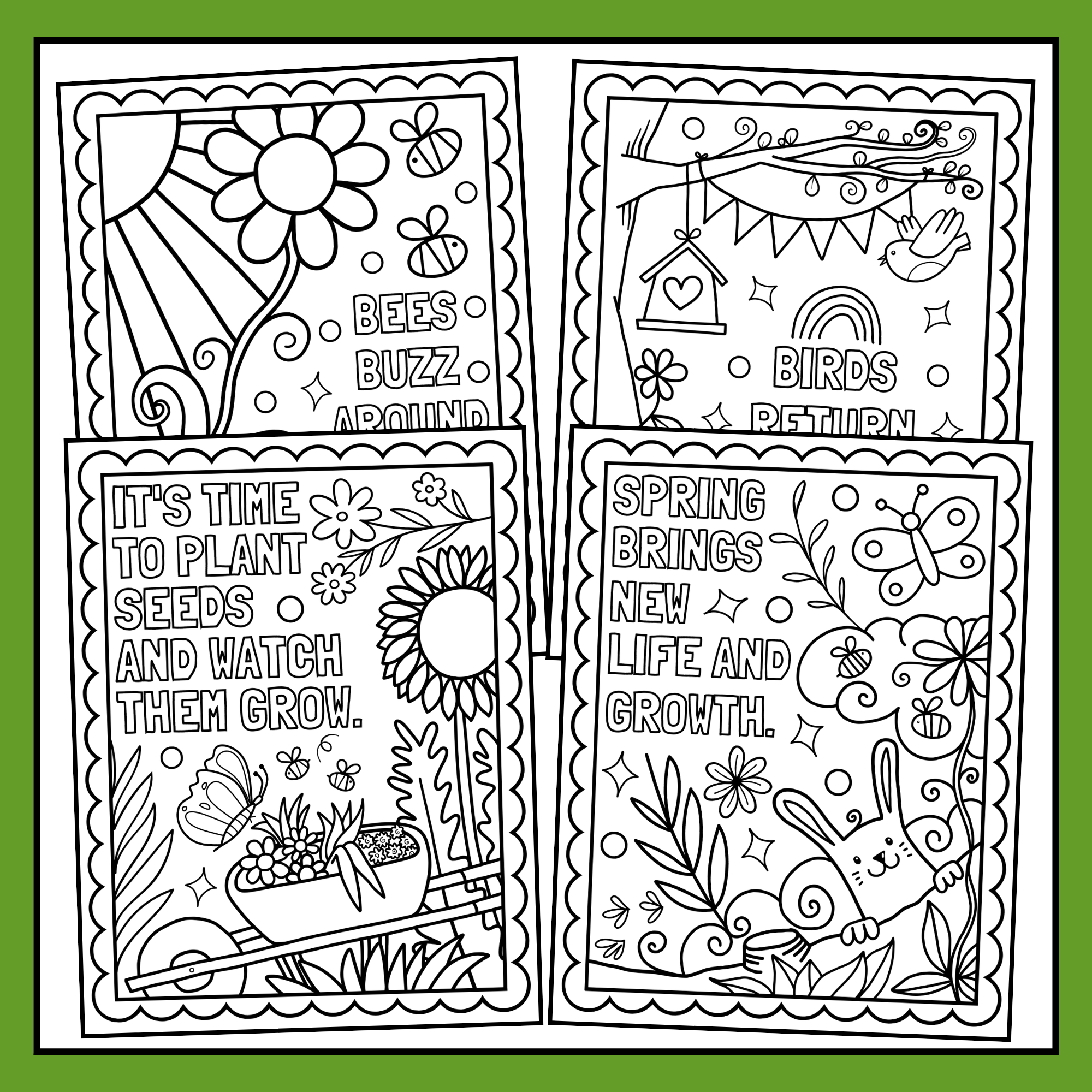 Spring coloring pages spring coloring sheets spring break coloring pages made by teachers