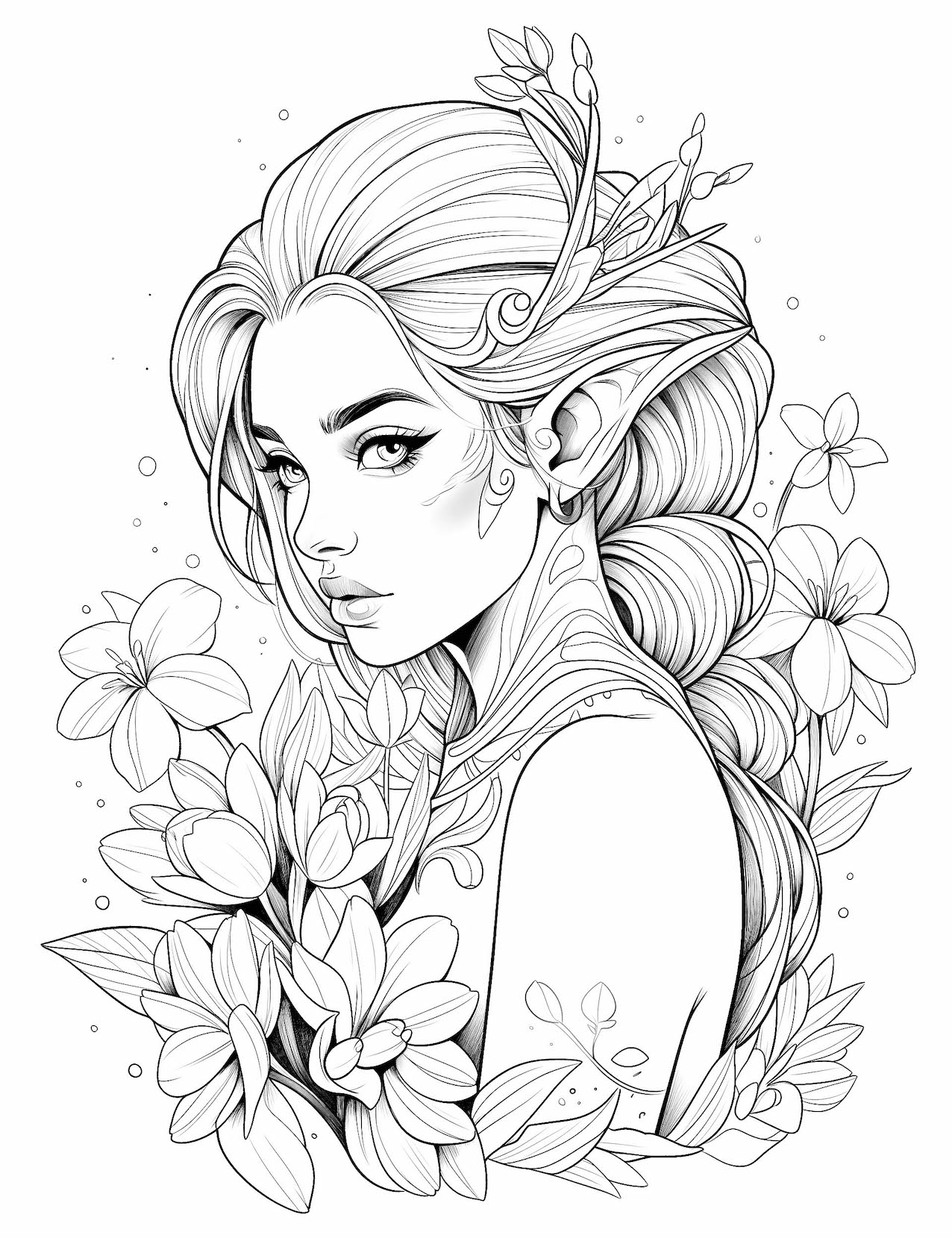 Fascinating printable spring coloring pages