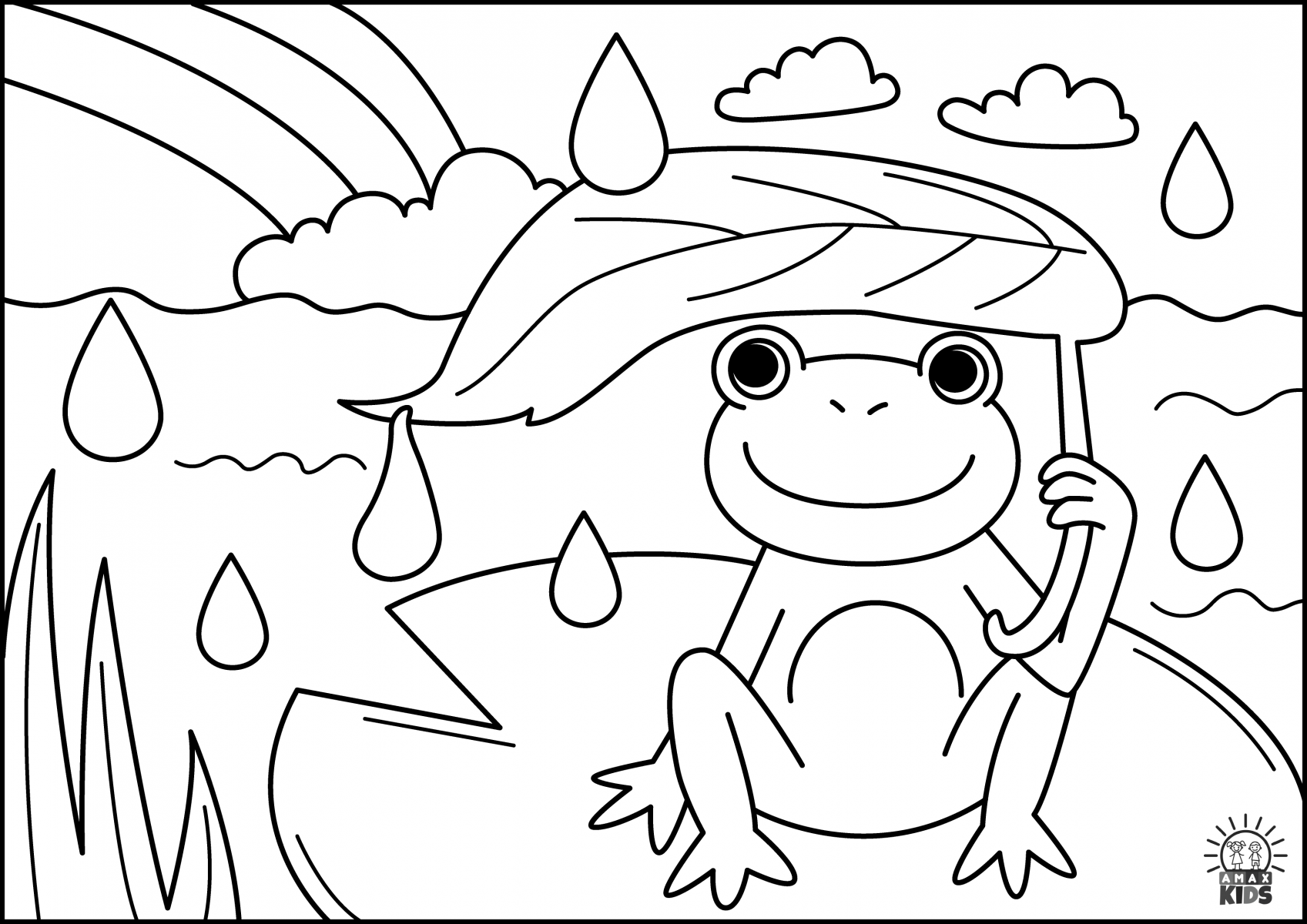 Printable spring coloring pages for kids amax kids