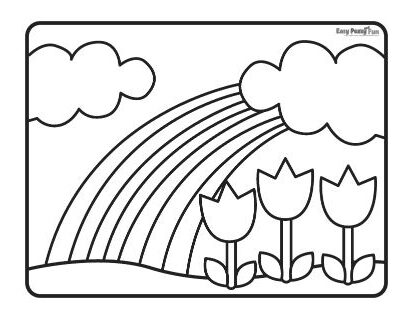 Spring coloring pages â printable coloring pages