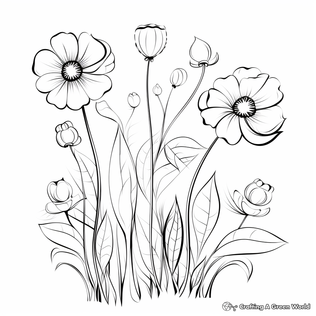 Spring preschool coloring pages