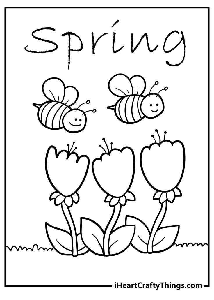 Spring coloring pages in spring coloring pages spring coloring sheets coloring pages