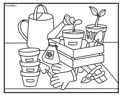 Spring coloring pages â printable coloring pages