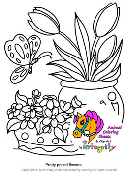 Garden coloring pages