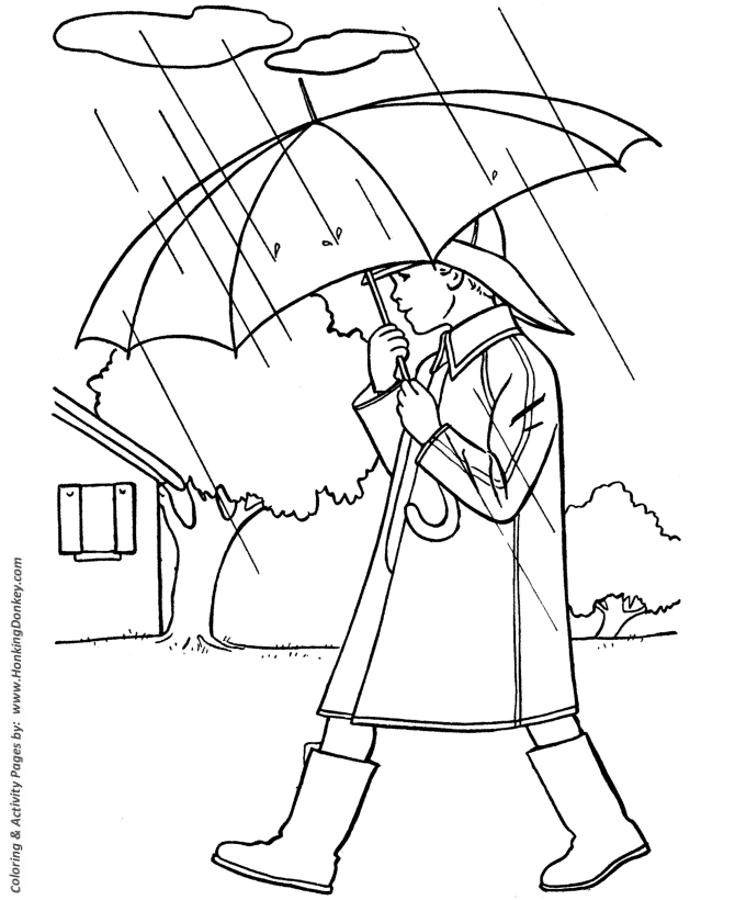 Spring coloring pages