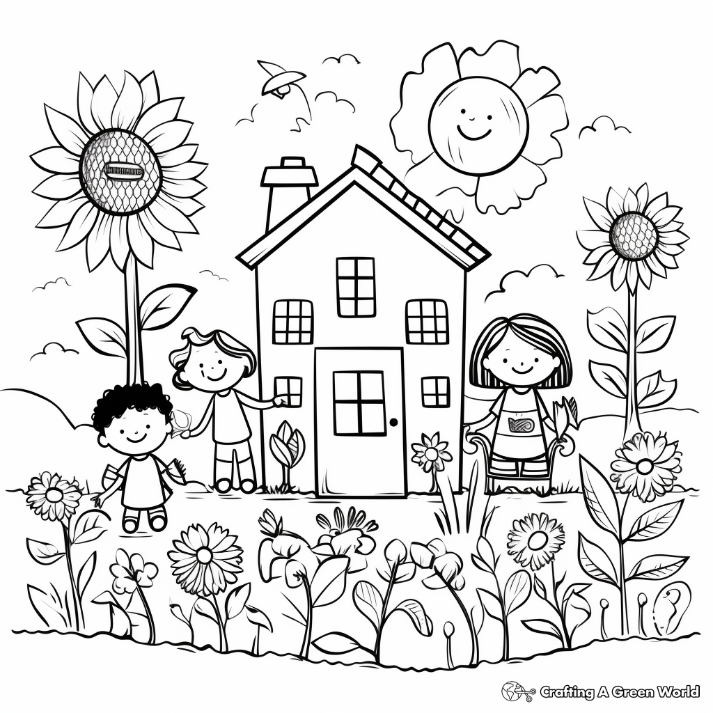 Kindergarten coloring pages