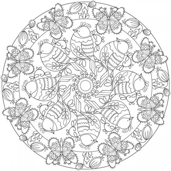 Download spring mandala coloring page mandala coloring pages mandala coloring coloring pages