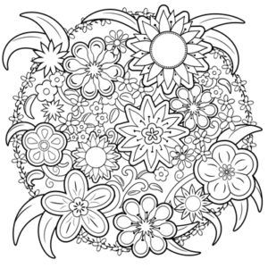 A great coloring page for when the weather is warm or when you are dreaming of warm â mandalas imagenes de mandalas pãginas para colorear para imprimir gratis