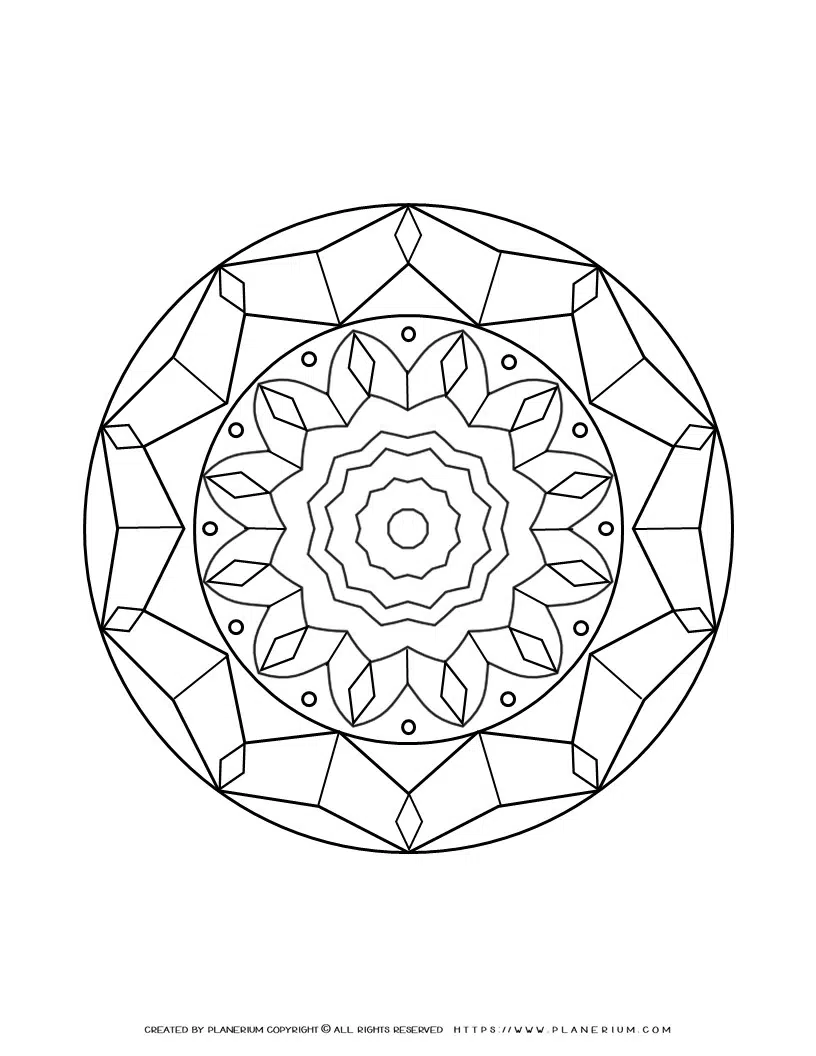 Spring coloring page