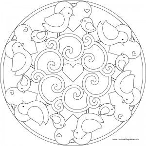 Spring mandala coloring page crafts and worksheets for preschooltoddler and kindergarten mandala coloring pages mandala coloring coloring pages