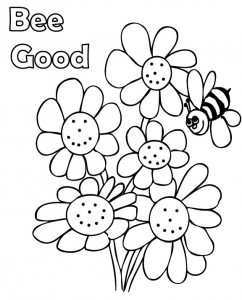 Spring coloring pages