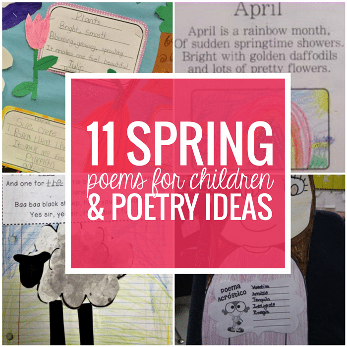 Spring poems for children and poetry ideas
