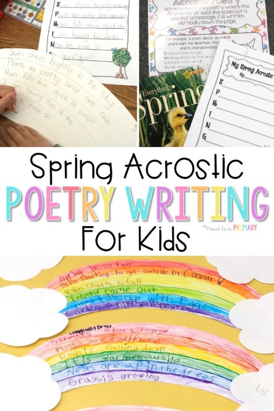 Spring acrostic poems to beautify your classroom â page of