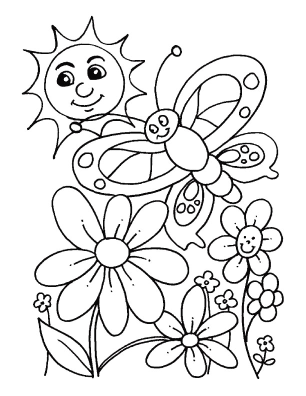 Beautiful spring day coloring page download free beautiful spring day coloring page for kids best coloring pages