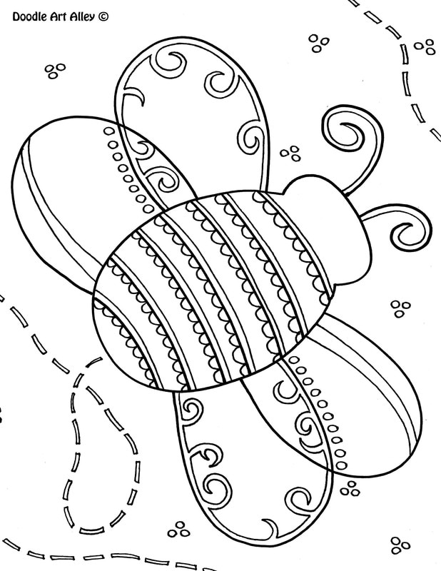 Spring coloring pages