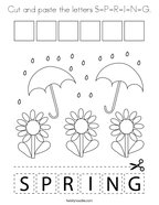 Spring coloring pages