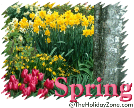 Celebrating spring at the holiday zone printable spring puzzles coloring pages and worksheets