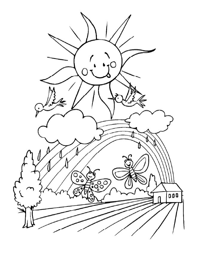 Places to find free printable spring coloring pages