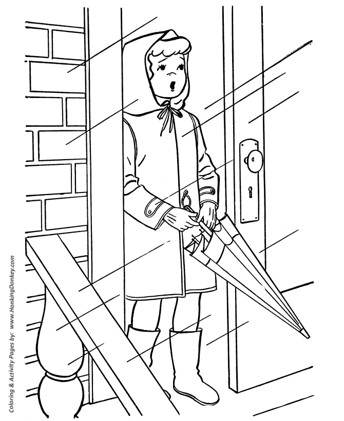 Spring coloring pages