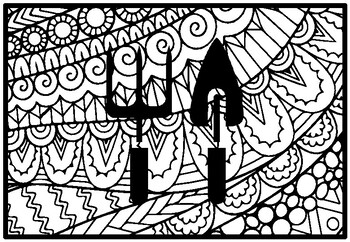 Spring coloring pages spring stain glass art spring silhouette art