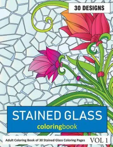 Stained glass coloring book coloring pages of by rai sonia