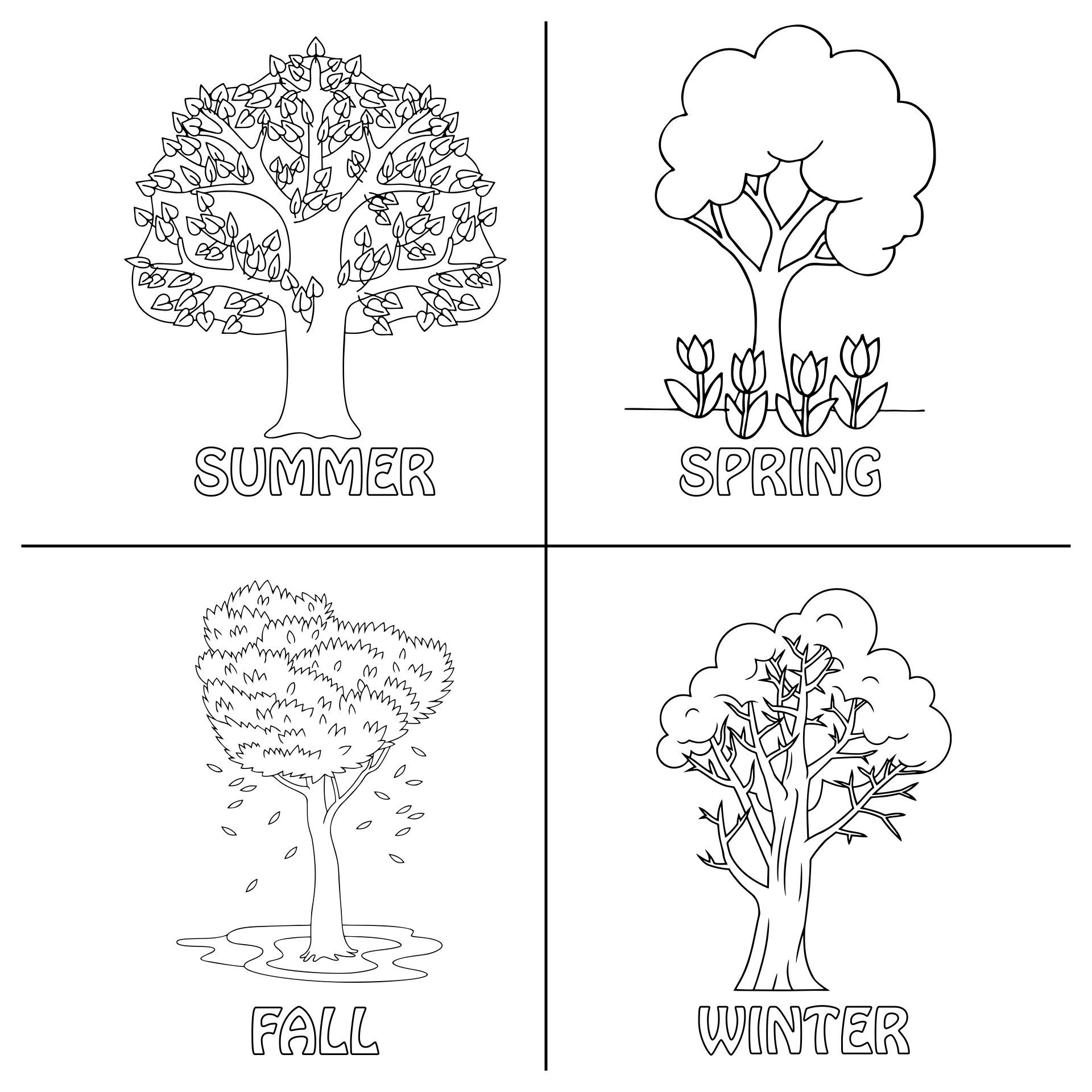 Best seasons preschool coloring pages printables pdf for free at printablee preschool coloring pages seasons preschool coloring pages