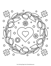 Spring coloring pages â free printable pdf from