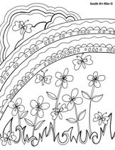 Spring coloring pages