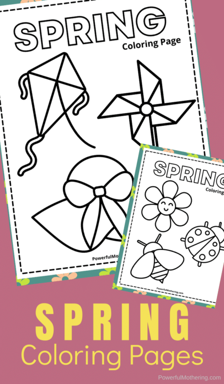 Spring coloring pages free homeschool deals