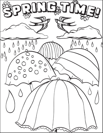 Free weather coloring pages for kids