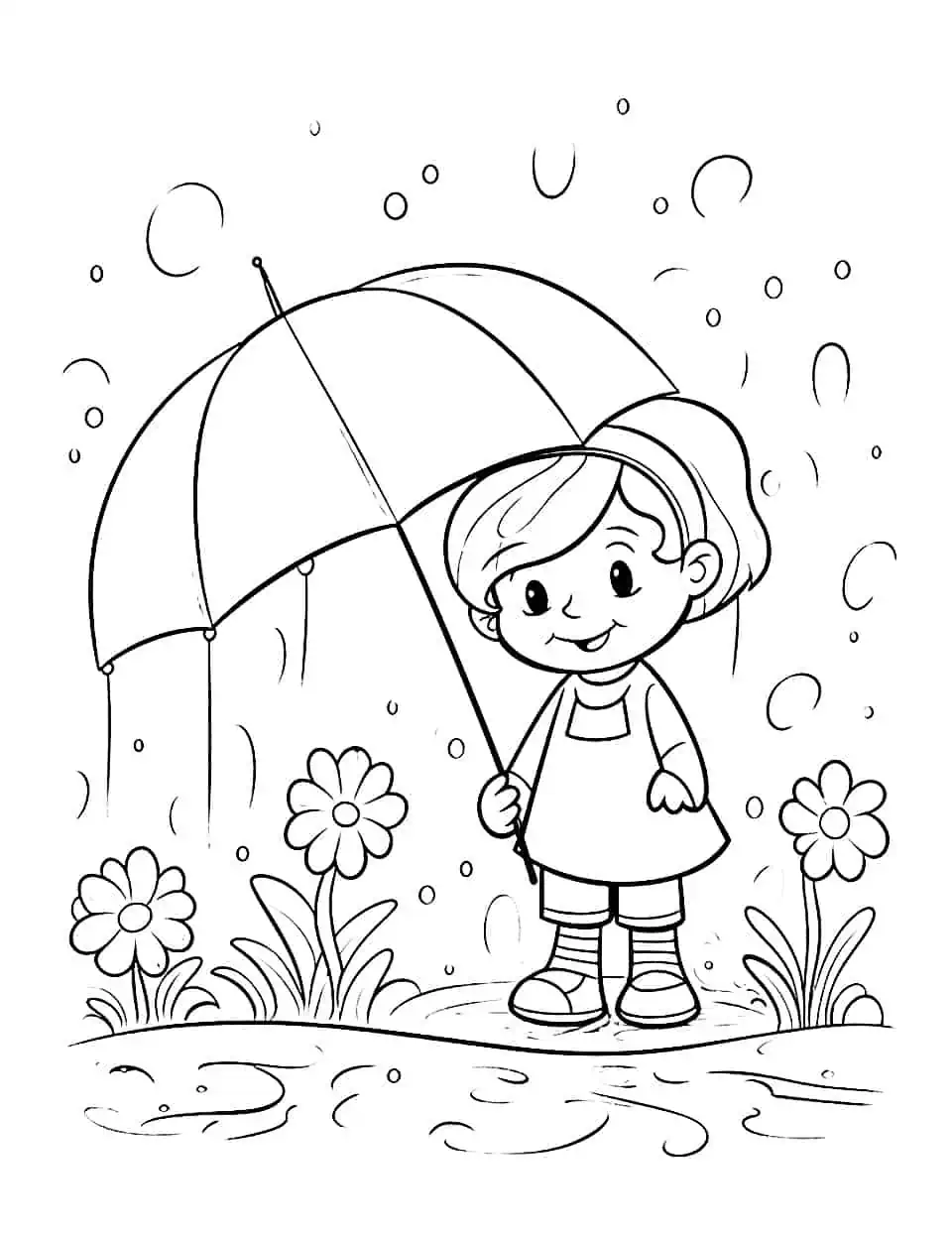 Spring coloring pages free printable sheets