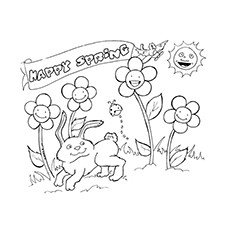 Top free printable spring coloring pages online