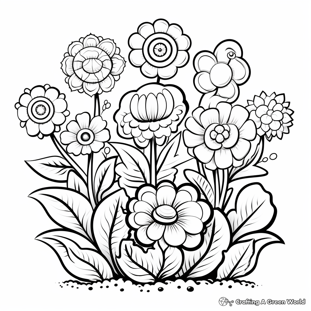 Spring coloring pages