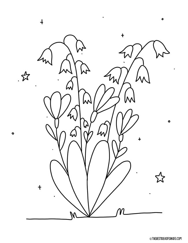 Spring coloring pages