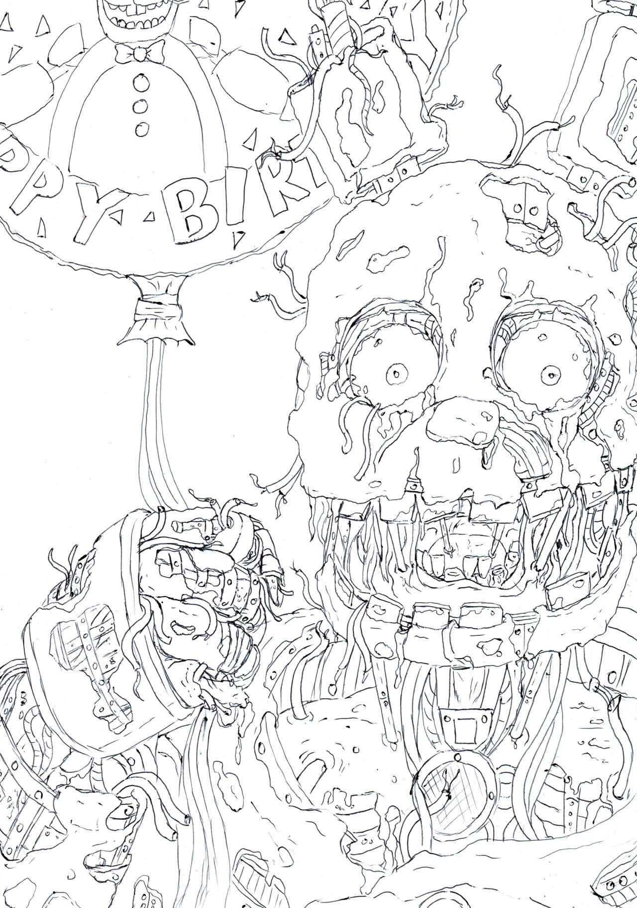 Springtrap wip by whitesekhmet on