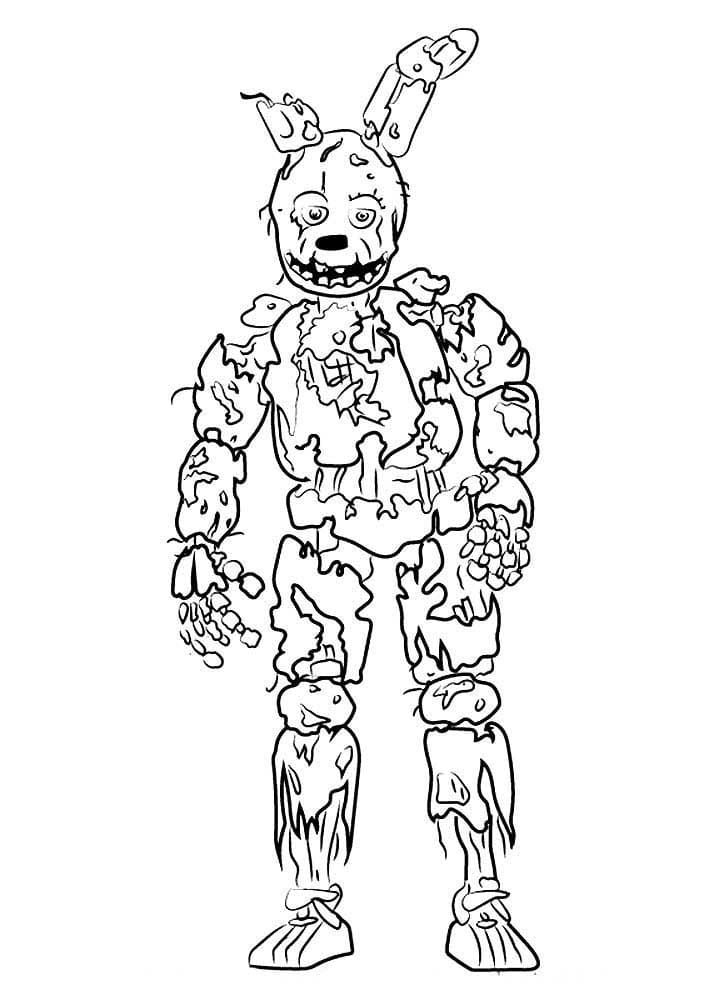 Five nights at freddys coloring pages