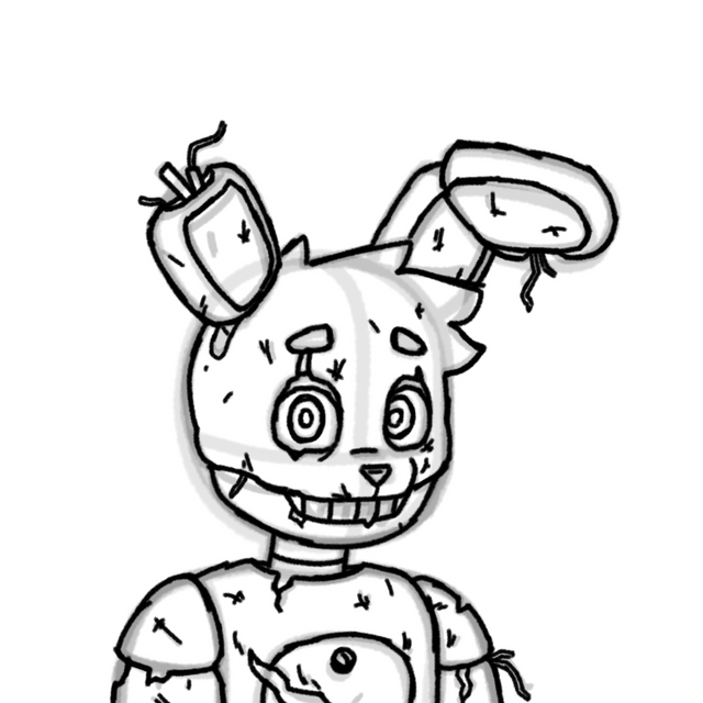 Springtrap sketch rfivenightsatfreddys