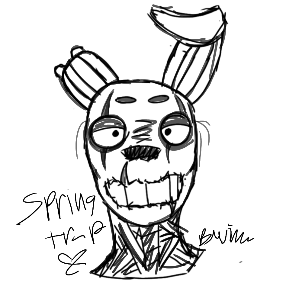 Springtrap drawing