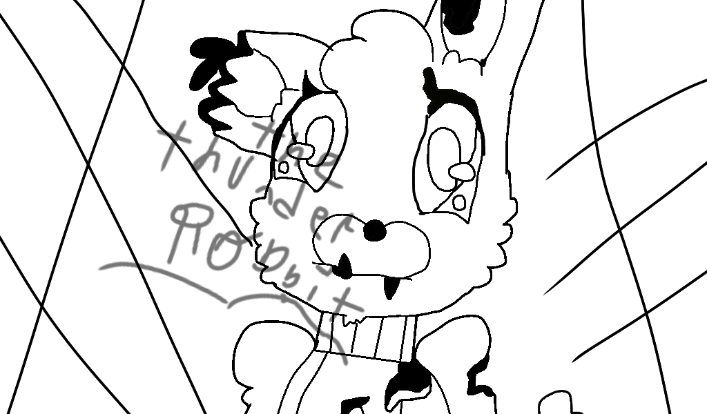 Springtrap fnaf coloring page by thethunderrabbit on