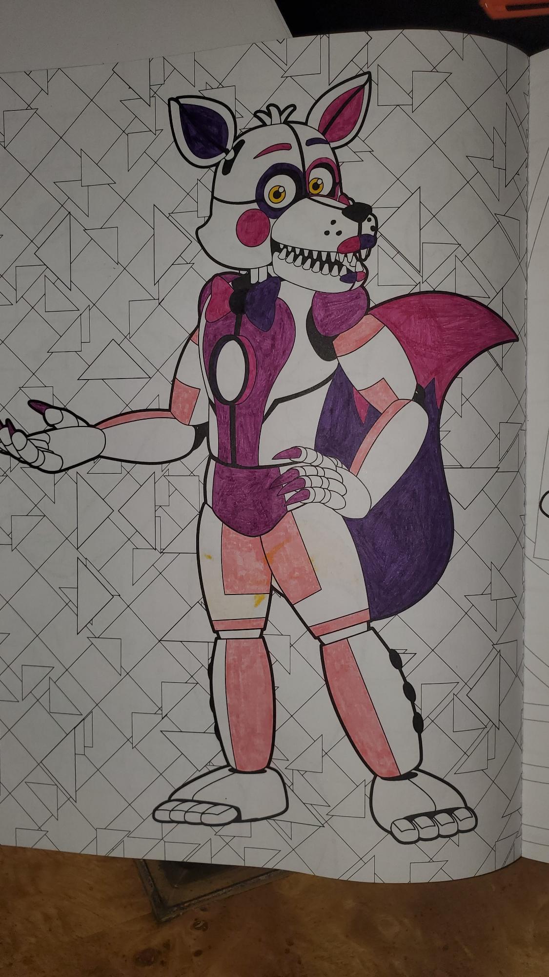 My fnaf coloring book coloring pt