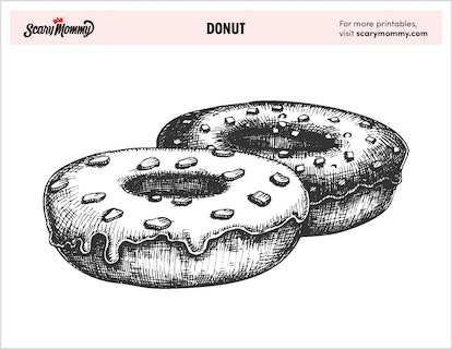 You donut want to miss these tasty donut coloring pages