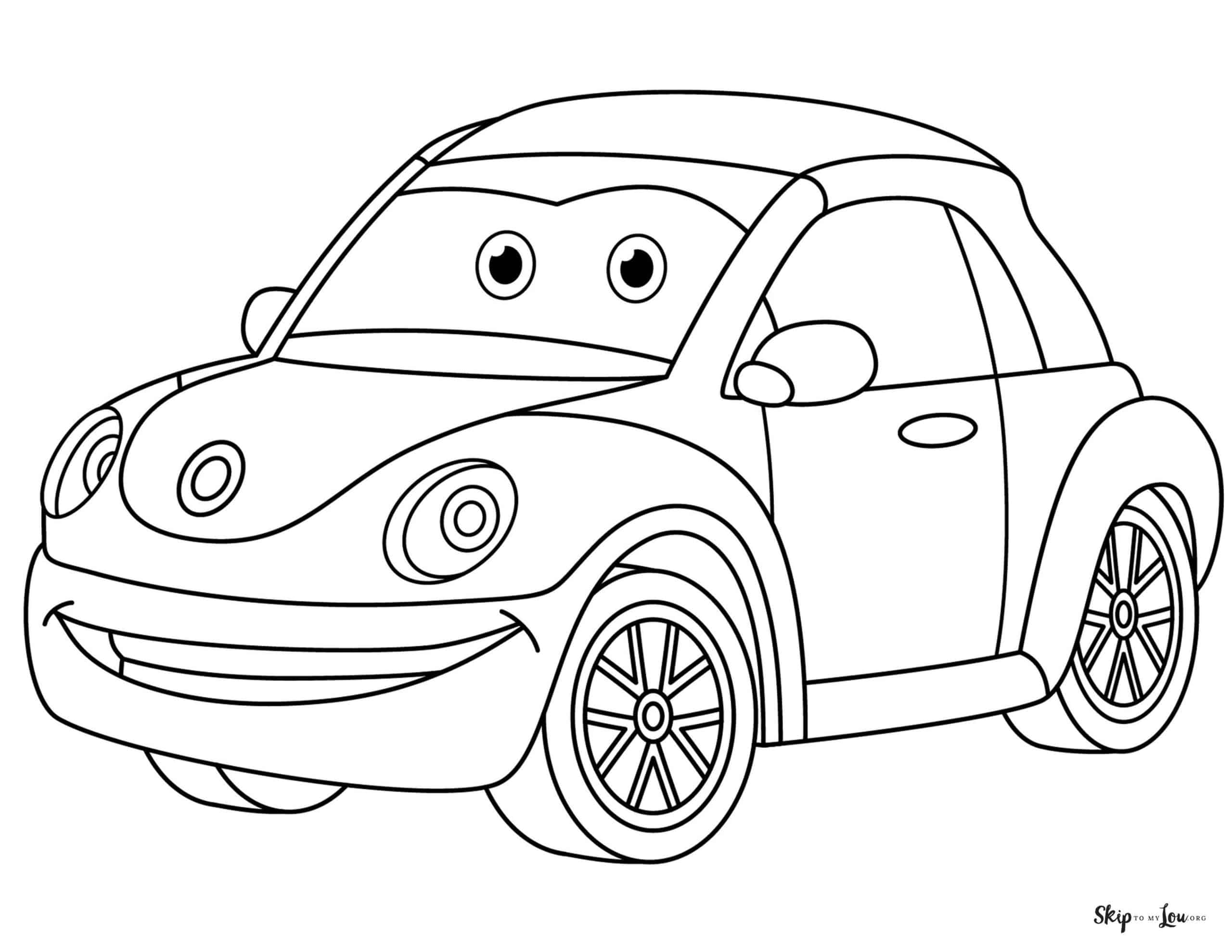 Car coloring pages skip to my lou