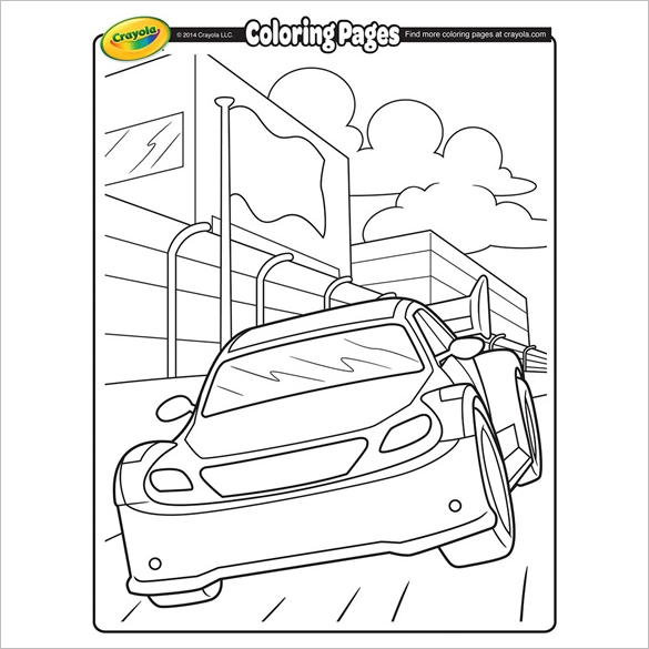 Car coloring pages